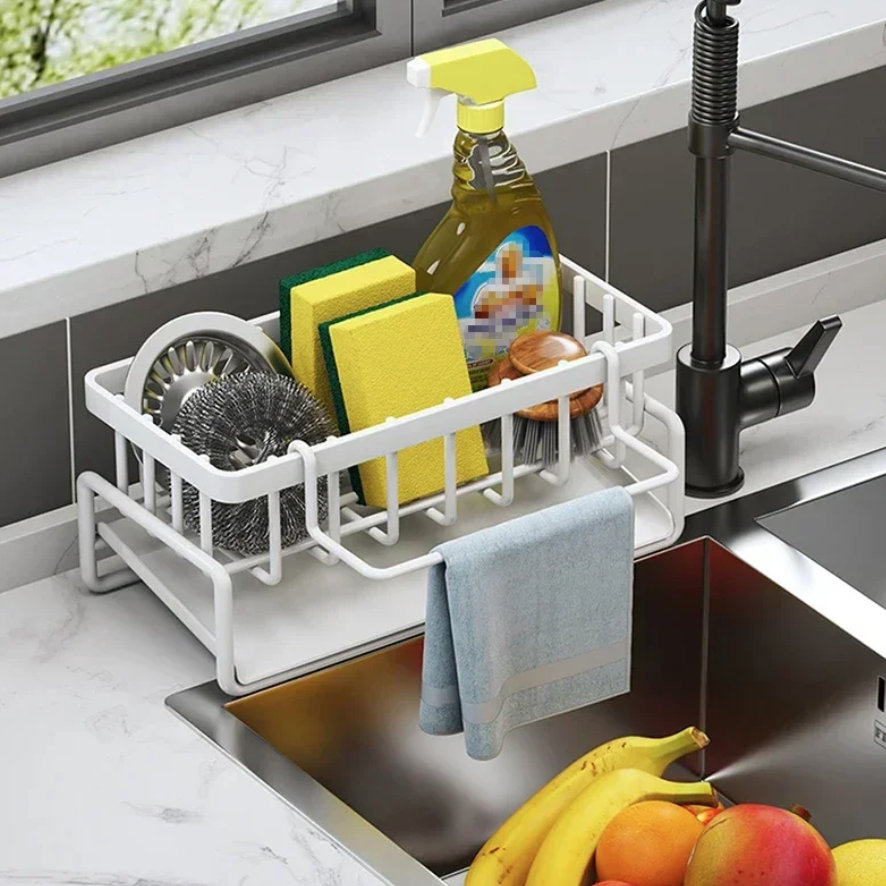 Automatic Drainage Sink Storage Rack